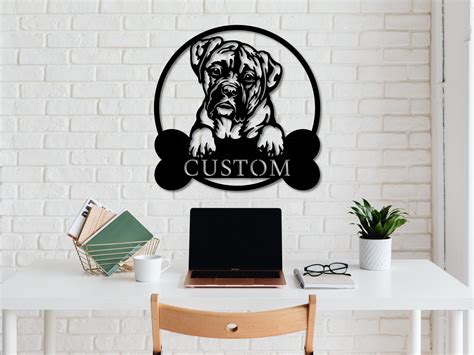 Custom Boxer Welcome Sign 